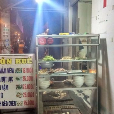 Thực đơn- Quán Ăn Bún Bò Huế Trương Định