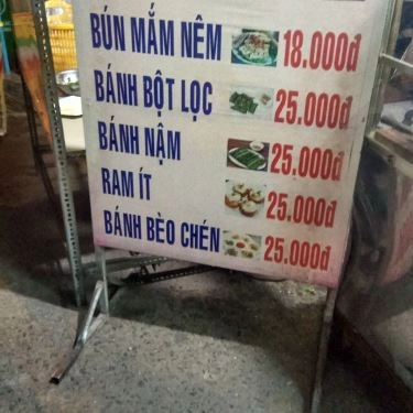 Thực đơn- Quán Ăn Bún Bò Huế Trương Định