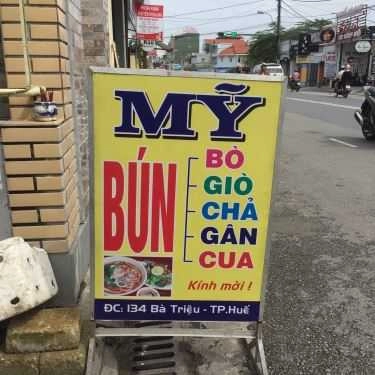 Thực đơn- Quán Ăn Bún Bò Mỹ