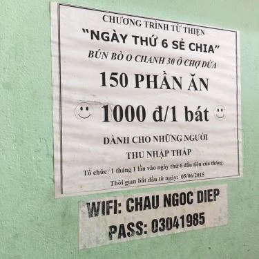 Thực đơn- Quán Ăn Bún Bò O Chanh - Ô Chợ Dừa
