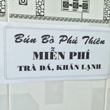 Tổng hợp- Quán Ăn Bún Bò Phú Thiên