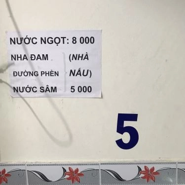 Thực đơn- Quán Ăn Bún Bò Phước Hạnh