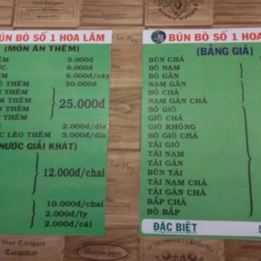 Tổng hợp- Quán Ăn Bún Bò Hoa Lâm - Đường D2