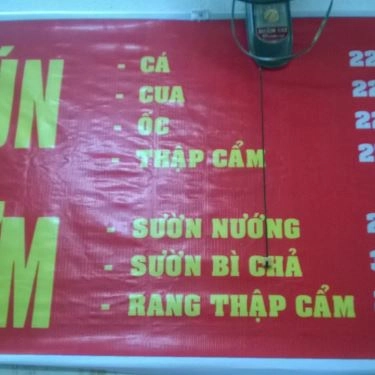 Thực đơn- Quán Ăn Bún Cá & Bún Ốc - Pháo Đài Láng