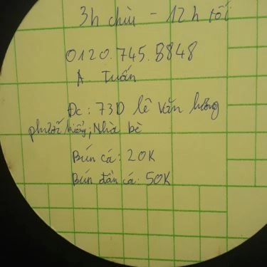 Tổng hợp- Quán Ăn Bún Cá Miền Tây - Lê Văn Lương