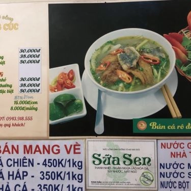 Thực đơn- Quán Ăn Bún Cá Rô Đồng Hoàng Cúc - Nguyễn Oanh