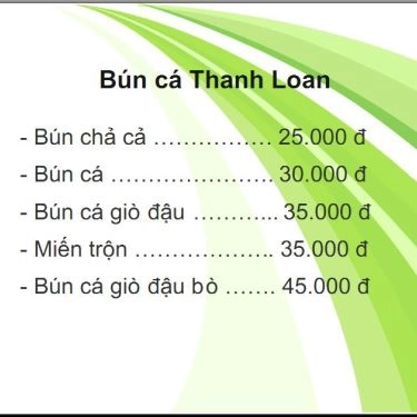 Tổng hợp- Quán Ăn Bún Cá Thanh Loan - Hà Đông