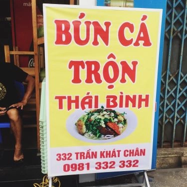 Thực đơn- Quán Ăn Bún Cá Trộn Thái Bình - Trần Khát Chân
