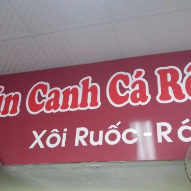 Thực đơn- Quán Ăn Bún Canh Cá Rô - Nguyễn Khang