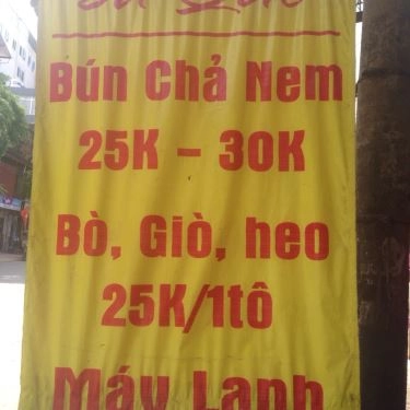 Món ăn- Quán Ăn Bà Quế - Bún Chả & Bún Giò Bò