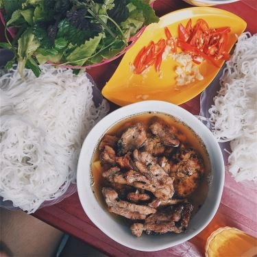 Món ăn- Quán Ăn Bún Chả - Bát Sứ