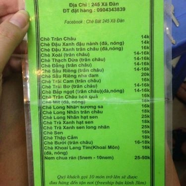 Thực đơn- Quán Ăn Bún Chả Bình Chung - Bạch Mai
