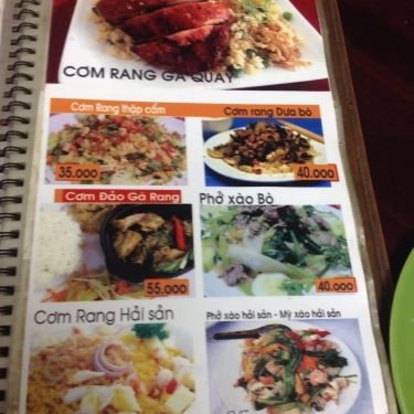 Thực đơn- Quán Ăn Bún Chả Hà Nội - Tô Hiệu