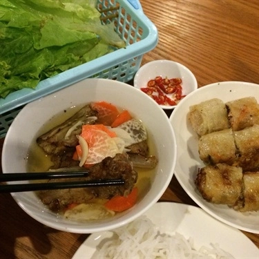 Món ăn- Quán Ăn Bún Chả Nem Cua Bể Hà Nội - Cộng Hòa