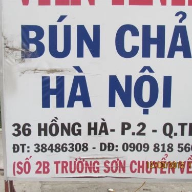 Tổng hợp- Quán Ăn Bún Chả Vân Anh - Hồng Hà