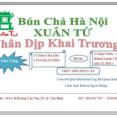 Tổng hợp- Quán Ăn Bún Chả Hà Nội Xuân Tứ