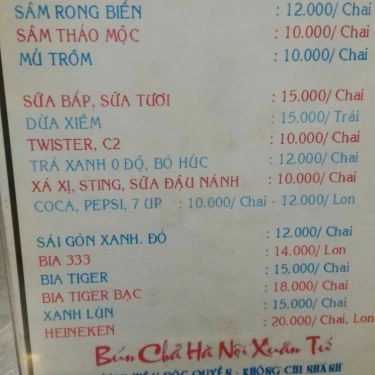 Tổng hợp- Quán Ăn Bún Chả Hà Nội Xuân Tứ