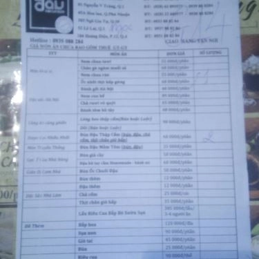 Tổng hợp- Quán Ăn Bún Đậu Homemade - Hoàng Diệu