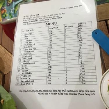 Tổng hợp- Quán Ăn Bún Đậu Nghĩa Tân