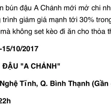 Tổng hợp- Quán Ăn Bún Đậu Mắm Tôm A Chảnh - Xô Viết Nghệ Tĩnh
