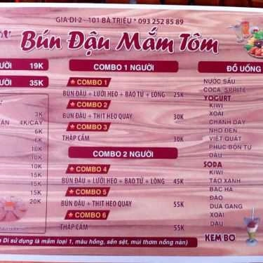Tổng hợp- Quán Ăn Bún Đậu Mắm Tôm Gia Di