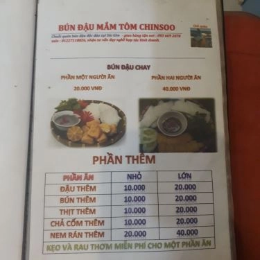 Tổng hợp- Quán Ăn Bún Đậu Mắm Tôm Hà Nội - Phan Huy Ích
