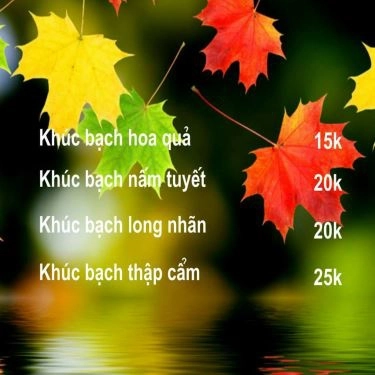 Thực đơn- Quán Ăn Bún Đậu Mắm Tôm & Chè Sài Gòn - Hồ Tùng Mậu