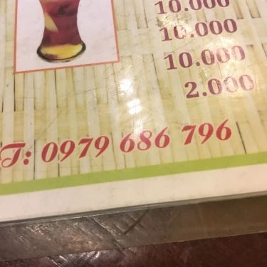 Thực đơn- Quán Ăn Bún Đậu Mắm Tôm Mẹt Tre - Phú Châu
