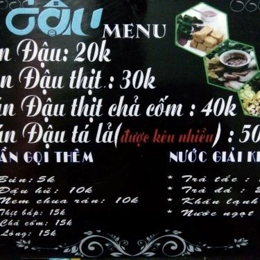 Thực đơn- Quán Ăn Bún Đậu Mắm Tôm - Quán Chuối