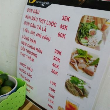 Thực đơn- Quán Ăn Bún Đậu Mắm Tôm, Tea & Food