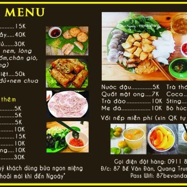 Tổng hợp- Quán Ăn Mẹt Ngoáy - Bún Đậu Mắm Tôm