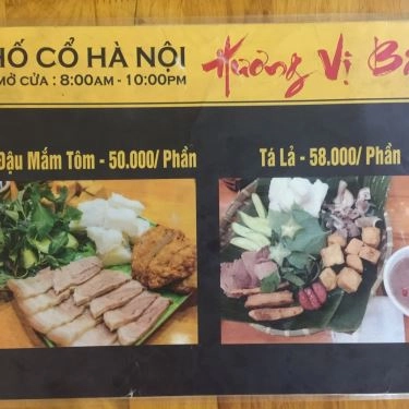 Thực đơn- Quán Ăn Bún Đậu Phố Cổ Hà Nội