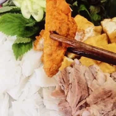 Món ăn- Bún Đậu Mắm Tôm - Giếng Đồn