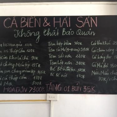 Thực đơn- Quán Ăn Bún Hải Sản 2S