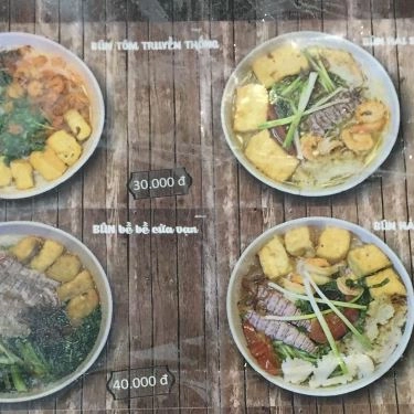 Thực đơn- Quán Ăn Bún Hải Sản Bà Châm