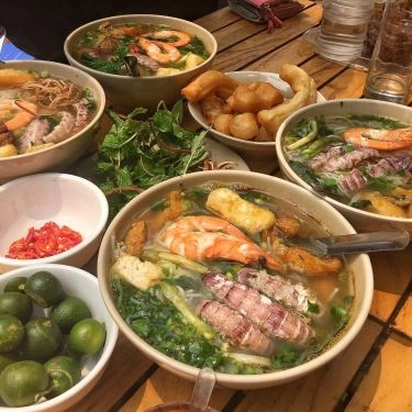 Món ăn- Quán Ăn Phú Đô Quán - Bún Hải Sản & Bánh Mì Chảo