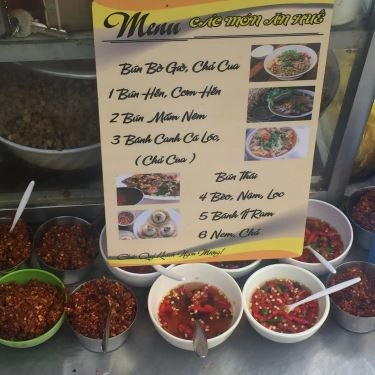 Thực đơn- Quán Ăn Bún Hến & Cơm Hến - Hẻm 284 Lê Văn Sỹ