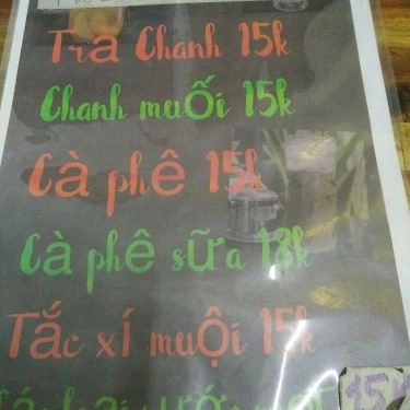 Thực đơn- Quán Ăn Bún Lá