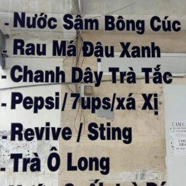 Thực đơn- Quán Ăn Bún Mắm Mợ Tư