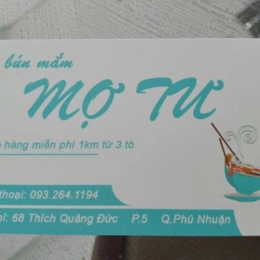 Tổng hợp- Quán Ăn Bún Mắm Mợ Tư
