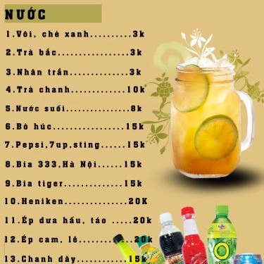 Thực đơn- Quán Ăn Bún Mẹt Việt