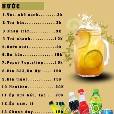 Thực đơn- Quán Ăn Bún Mẹt Việt