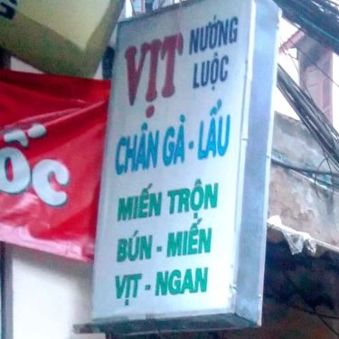 Thực đơn- Quán Ăn Bún, Miến & Lẩu Vịt - Trần Thái Tông