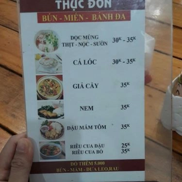 Thực đơn- Quán Ăn Quán Hằng - Ẩm Thực Hà Nội