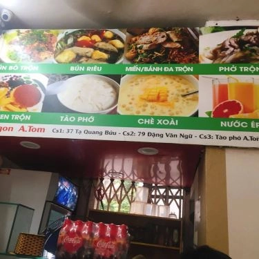Thực đơn- Quán Ăn Bún Ngon - Tạ Quang Bửu