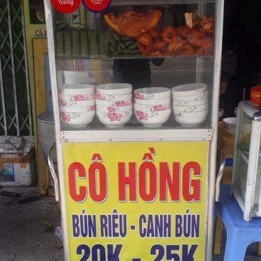 Thực đơn- Quán Ăn Cô Hồng - Bún Riêu & Canh Bún