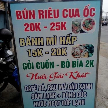 Thực đơn- Quán Ăn Bún Riêu Cua Ốc - Nguyễn Thị Định