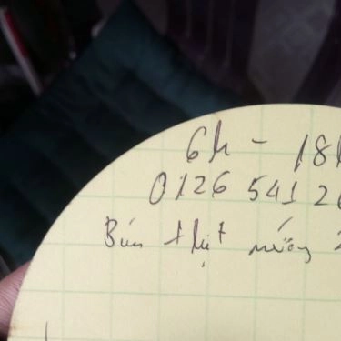Thực đơn- Quán Ăn Bún Thịt Nướng - 54 Trần Khắc Chân