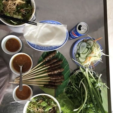 Món ăn- Quán Ăn Bún Thịt Nướng Bà Anh - Trần Cao Vân