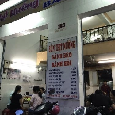 Thực đơn- Quán Ăn Bún Thịt Nướng - Hoàng Văn Thụ